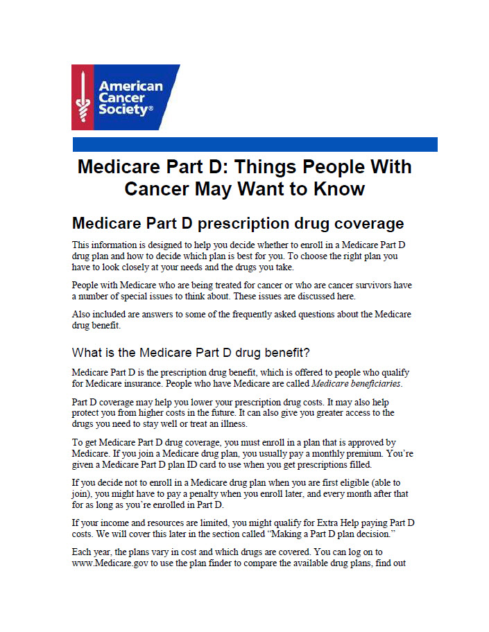 Medicare-Part-D-Things-People-With-Cancer-May-Want-To-Know